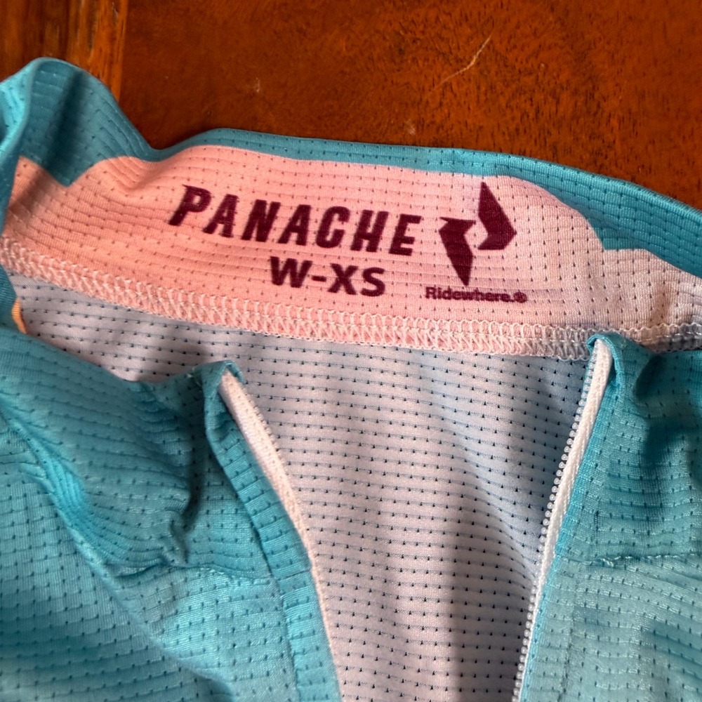 Panache Womens Cycling Kit Jersey and Bib Shorts Sunset Ombre Graphic XS - Picture 3 of 16